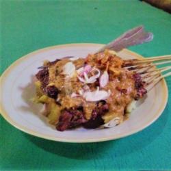 Paket Sate Ayam 5 Tusuk   Lontong Bumbu