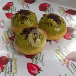 Donat Kentang Rasa Greentea