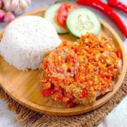 Paket Nasi Ayam Krispy Geprek