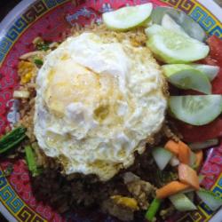 Nasi Goreng Telor Pisah