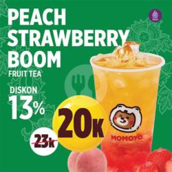 Peach Strawberry Boom -fruit Tea