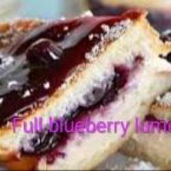 Roti Bakar Blue Berry   Nanas   Susu