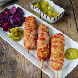 Corndog Moza Sosis Saus Keju Mayo L