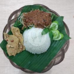 Nasi Pecel (nasi Sayuran)