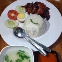 Nasi Hainan Ayam Panggang Merah