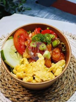 Rice Bowl Jumbo Ayam Asam Manis