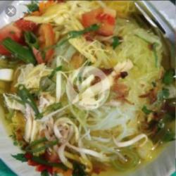 Paket Komplit Soto Seger Ayam   Teh Panas