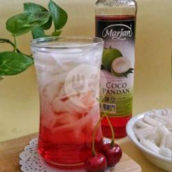 Es Kelapa Sirup Merah Jeruk Nipis,susu,selasi