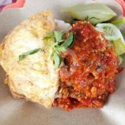 Sego Sambel Telur Dadar (istimewa)