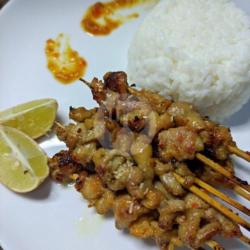 Sate Taichan Kulit Ayam   Nasi