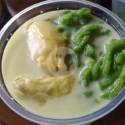 Sop Durian Cendol Susu Putih Keju