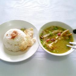 Soto Ayam Santen  Ceker Nasi