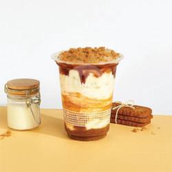 Caramel Biscoff Crumble