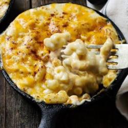 Macaroni Beef Cheese Brulle