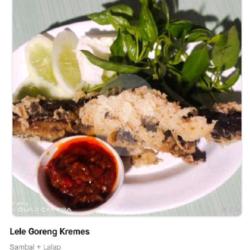 Lele Goreng Kremes Lalab Sambel