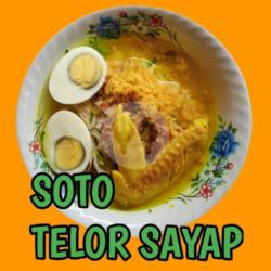 Soto Ayam Pisah Telor Sayap