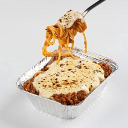 Spaghetti Baked Bolognese Brulee