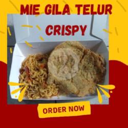 Mie Gila Telur Crispy