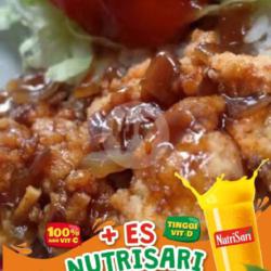 Chicken Karage Teriyaki Sauce  Nasi   Nutrisari