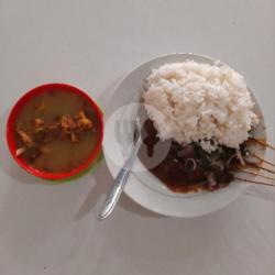 Nasi Sate-gule Campur   Krupuk   Minuman