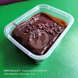 Brownies Siram Coklat Full Coklat