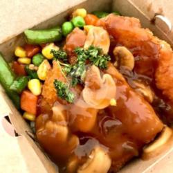 Chicken Katsu Mushroom Sauce