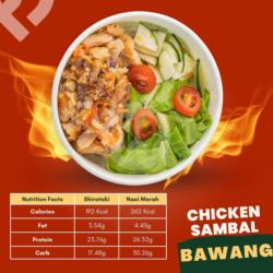 Chicken Sambal Bawang (192 Kcal)