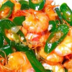 Udang Cah Cabe Ijo