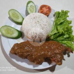 Nasi-ayam Pecak Dada Sambal-kacang-sedang