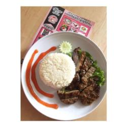 Nasi Beef Bbq / Blackpepper