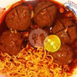 Baso Ikan Mie Indomi Kuah