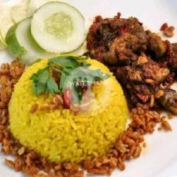 Nasi Kuning Atie Tahu Tempe Serundeng