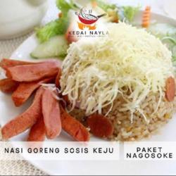 Nasi Goreng Sosis Keju