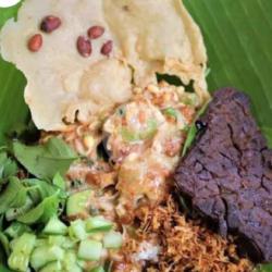 Nasi Pecel Paru