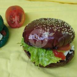 Ungu/coklat Burger