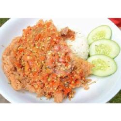 Nasi Telor Dadar Sambel Geprek