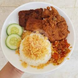 Paket D Ayam Crispy