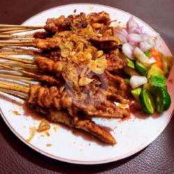 Sate Ayam Campur Kulit Asin Pedas Banget