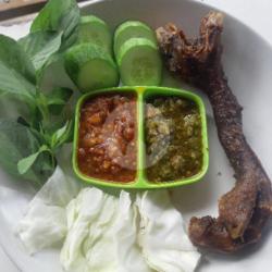 Kepala Bebek   Sambal   Lalapan