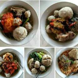 Bakso Urat Campur Bihun, Dan Bakso Halus