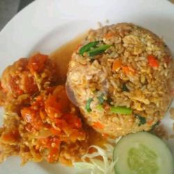 Nasi Geprek Telor Geprek