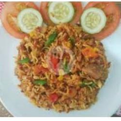 Nasi Goreng Mawut Ayam Bakso Sosis