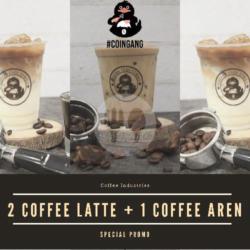 2 Cup Coffee Latte Dan 1 Cup Coffee Latte Aren