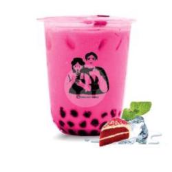 Boba Redvelvet (pink Velvet)