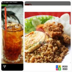 Teh Es  Nasi Goreng  Ayam Krispy Telor