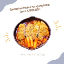 Tteokbokki Chicken Karage Optional Sauce (large Size)