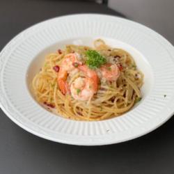 Spaghetti Shrimp Aglio E Olio