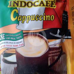 Es Indocafe Cappucino Toping Bubble Atau Cincau Dadu