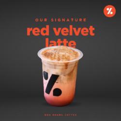 Red Velvet Latte Iced