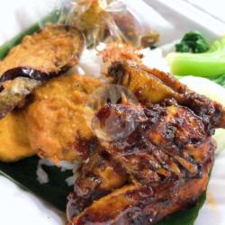 Nasi Ayam Panggang Madu Oven   Teh Botol